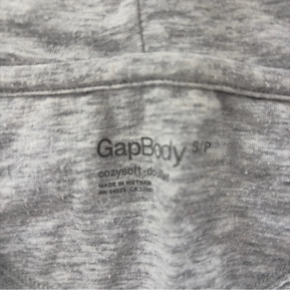 Gap Women Hoodie Shirt Top Long Sleeve S Pullover Jersey Cotton V Scoop Neck VTG - Picture 5 of 5